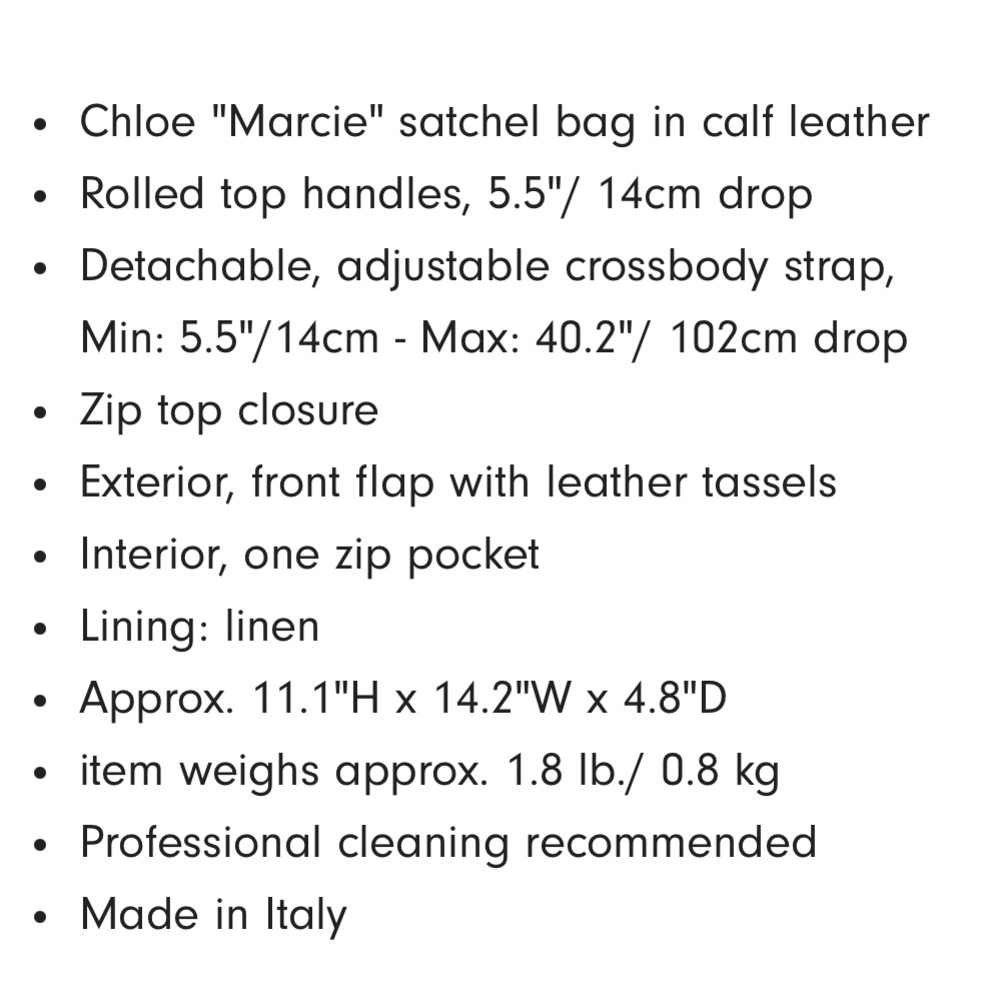 Chloe Medium Marcie Bag- Blondie Beige - Picture 8 of 8